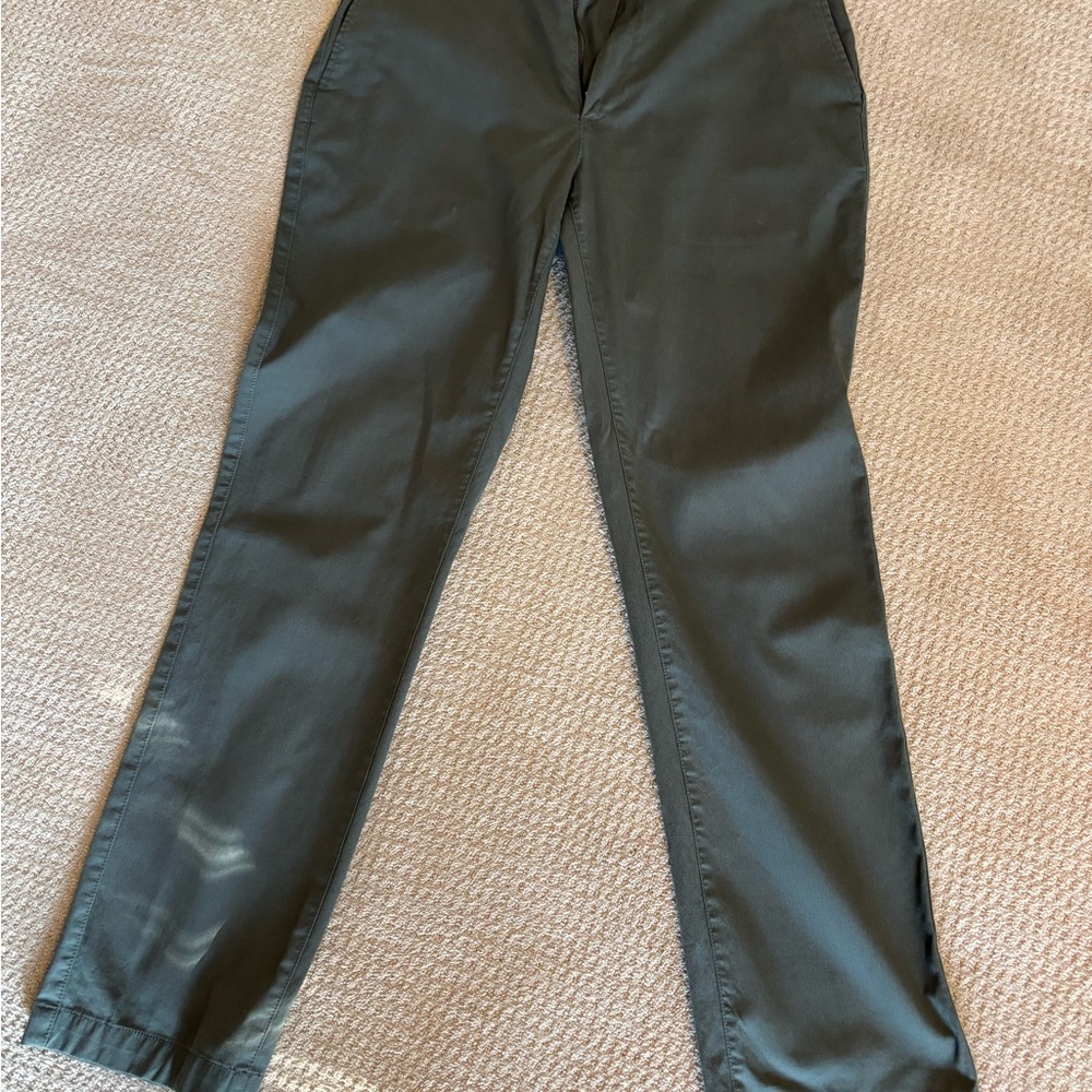 Banana Republic Gray/Green Aiden Chinos